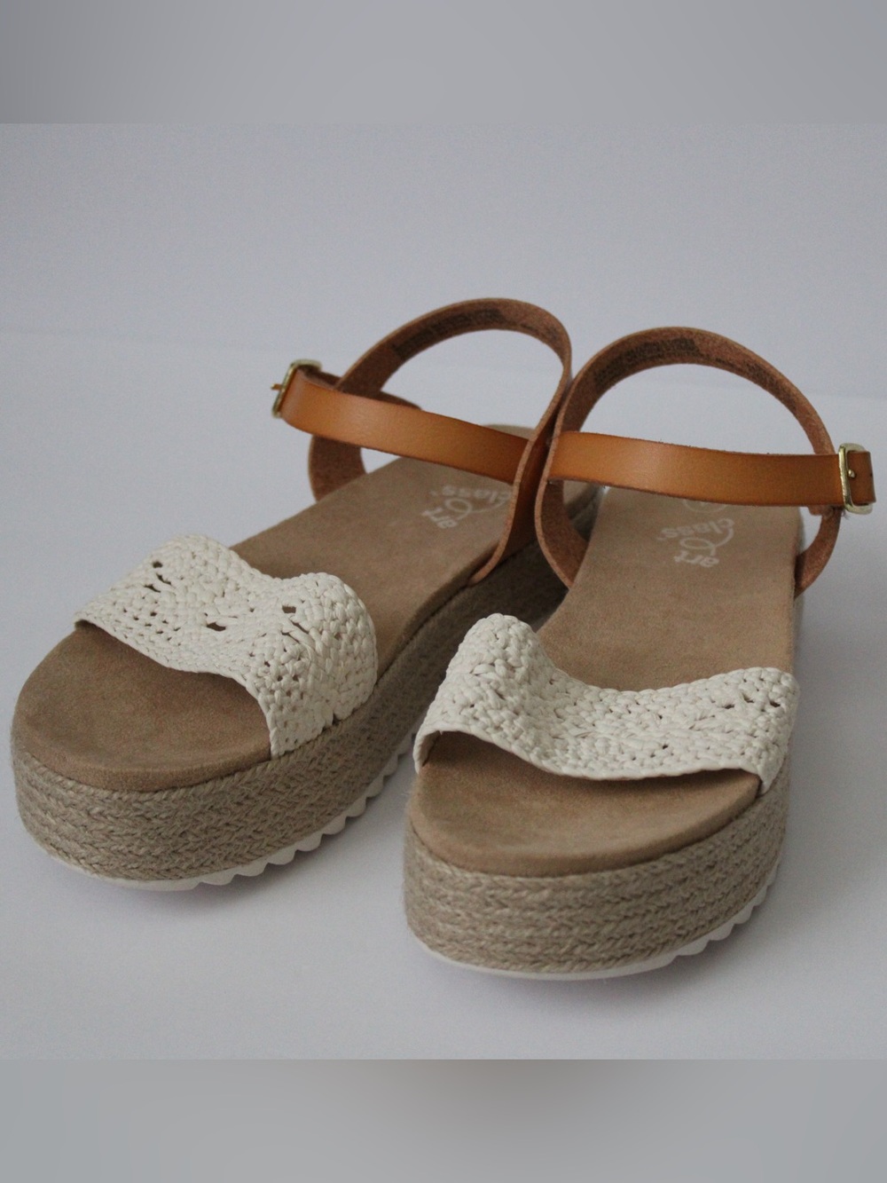 Art Class Lindsey Girl’s Espadrille Platform Open Toe Wedge Sandals